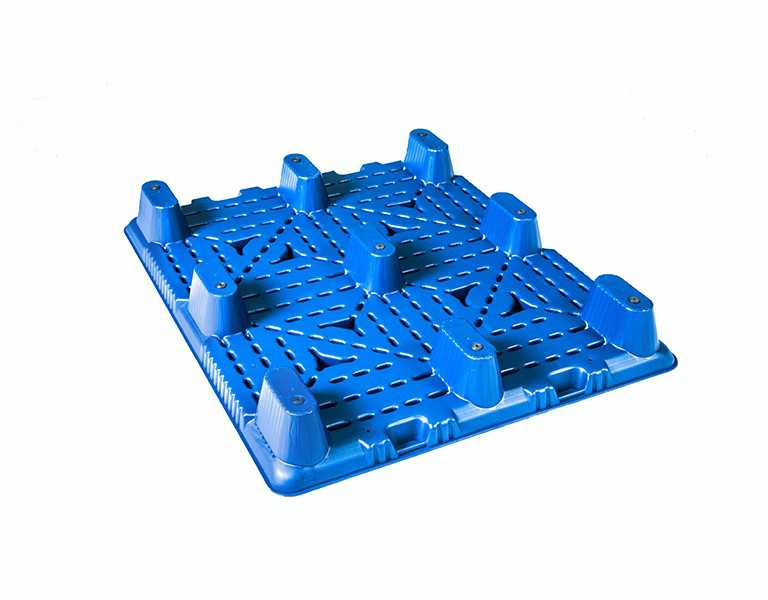 軒盛塑業(yè)1210九腳吹塑托盤(pán)10kg